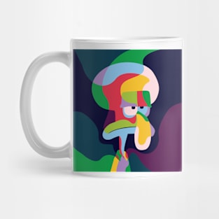 Abstract Squid Mug